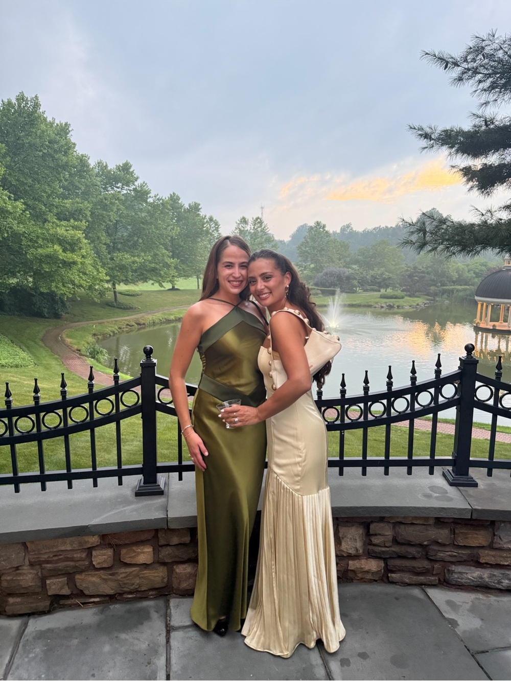 Yellow Satin Formal Slip Dress - Picture 3 of 5